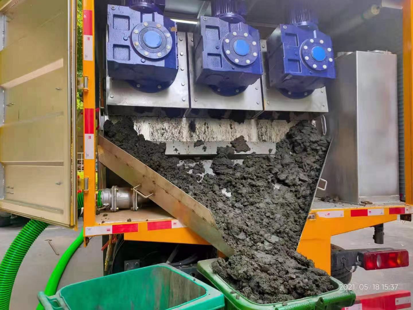 万源化粪池清掏城市维护站-泥浆净化干湿分离处理